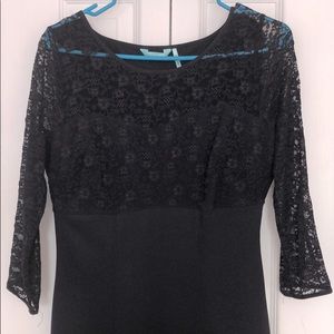 Slimming black dress